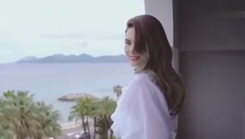 【IF时尚】if姐戛纳相约昆凌拍大片，别样海景，侧颜超美