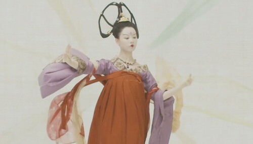 《月下谣》敦煌乐舞壁画上的猫灵传奇 隋唐敦煌风造型复原