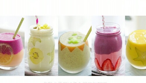 【曼食快语】两分多钟做出5种思慕雪