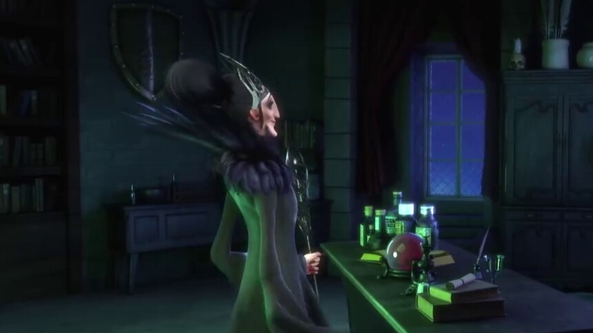 《新灰姑娘》片段：艾拉发现女巫的阴谋