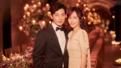 唐嫣罗晋晚宴图，唐嫣美出新高度！这大概就是爱情最好的样子！