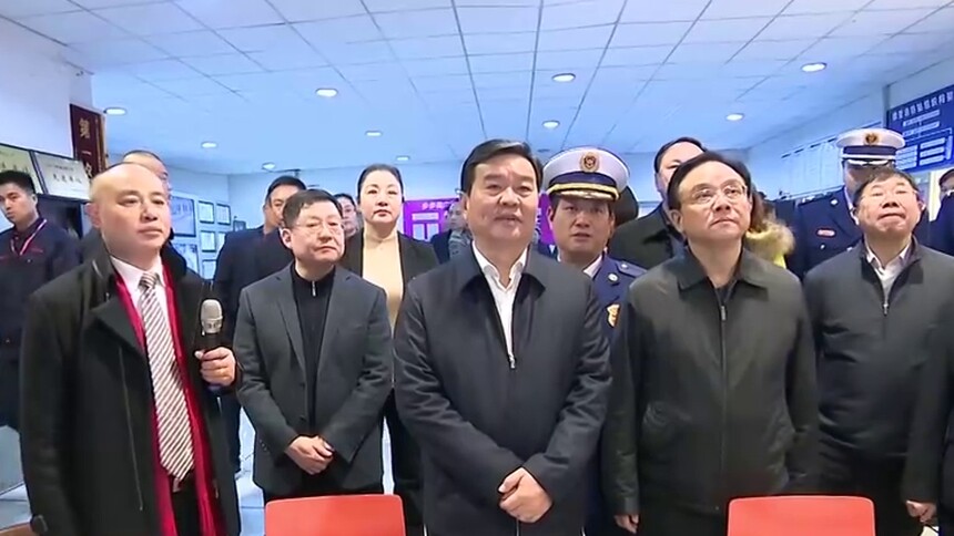 何报翔在湘潭督查安全生产