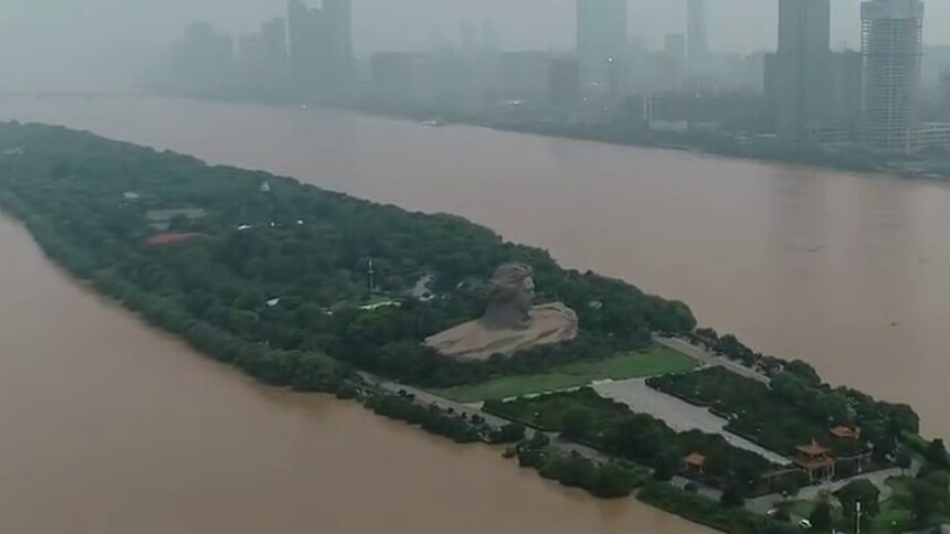 直击湘江洪峰过境前的长沙