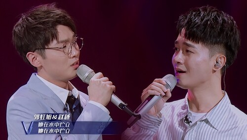 纯享版：赵越郭红旭似水柔情《在水一方》 这声音我可我可我十分可！