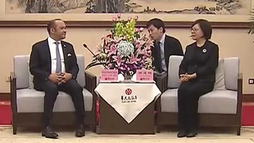 谢建辉会见多米尼加驻华大使