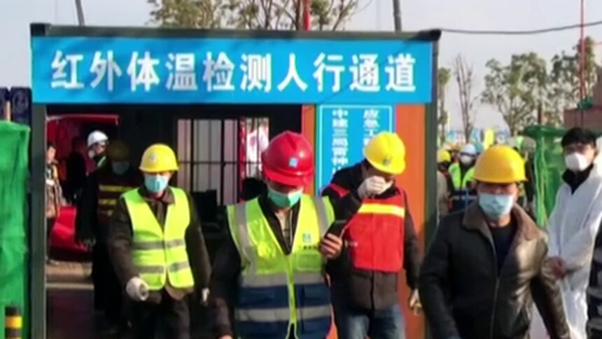 我在“战疫”第一线 衡阳3小伙支援武汉雷神山医院建设