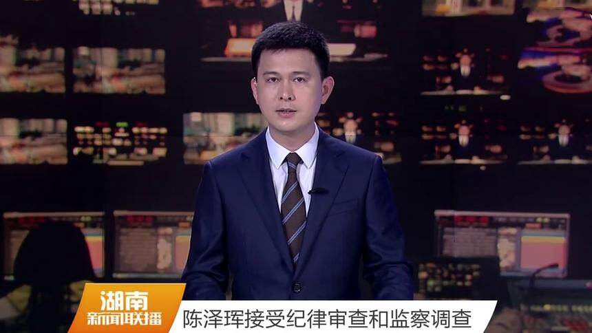 陈泽珲接受纪律审查和监察调查