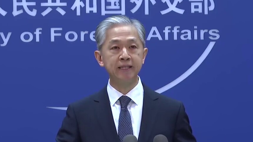 汪文斌：任何人不要站在14亿多中国人民的对立面