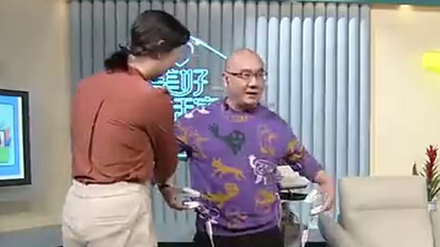 人体成分分析 主持人张剑现场测验