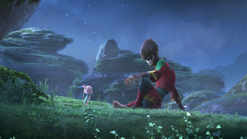 《西游记之再世妖王》“月下谈心”片段 孙悟空果子深情演绎爱与守护