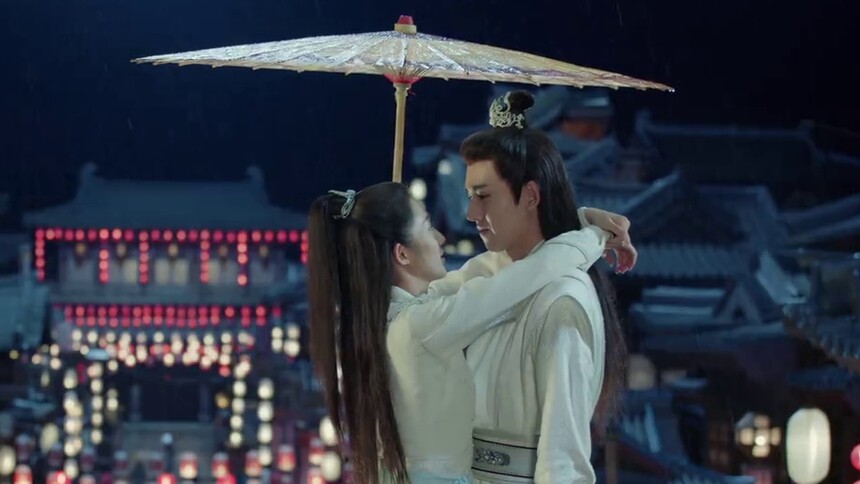 《白玉思无瑕》第32集看点：白玉无瑕桥上拥吻