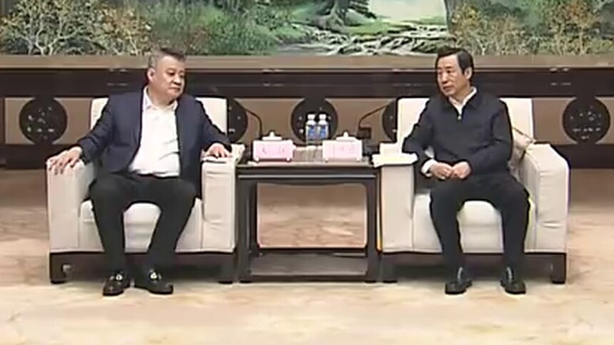 许达哲与中国建设银行行长王江一行座谈