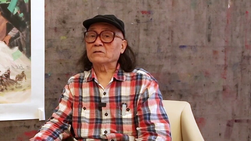 《我的父亲焦裕禄》特辑 国画大师石齐为电影挥毫创作海报