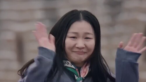 泪崩！胡晶晶长城独白