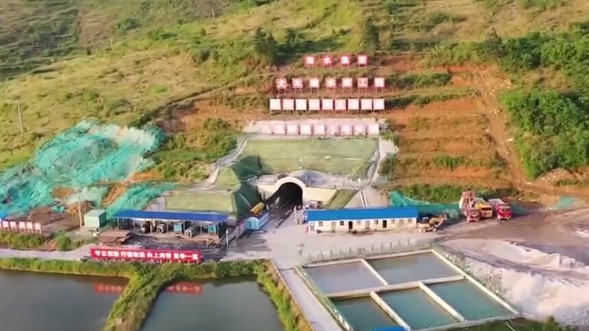犬木塘水库工程九龙岭隧洞3号施工支洞提前75天掘进至主洞