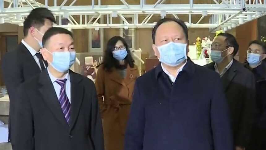 省十三届人大五次会议秘书处检查会场及代表驻地