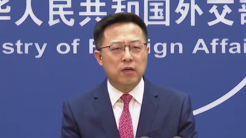 赵立坚：英国封杀华为损人不利己