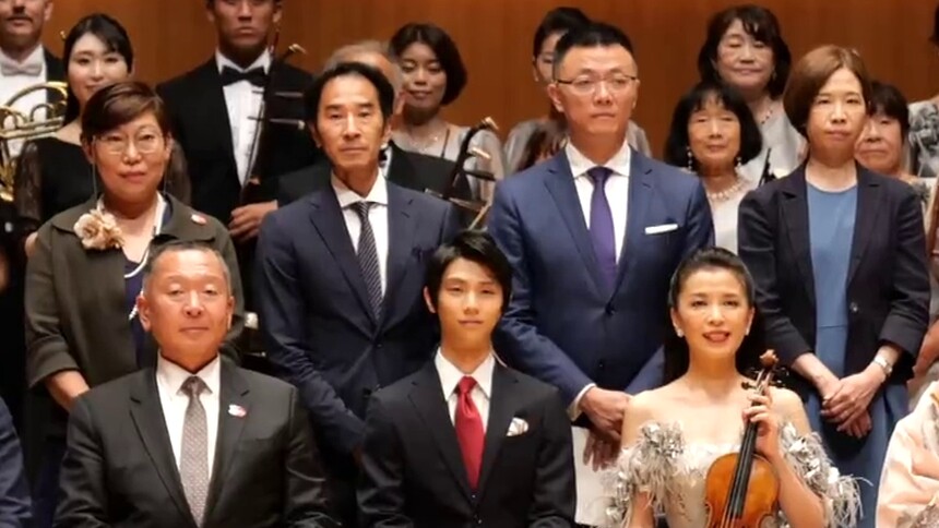 羽生结弦出席中日邦交正常化50周年纪念活动
