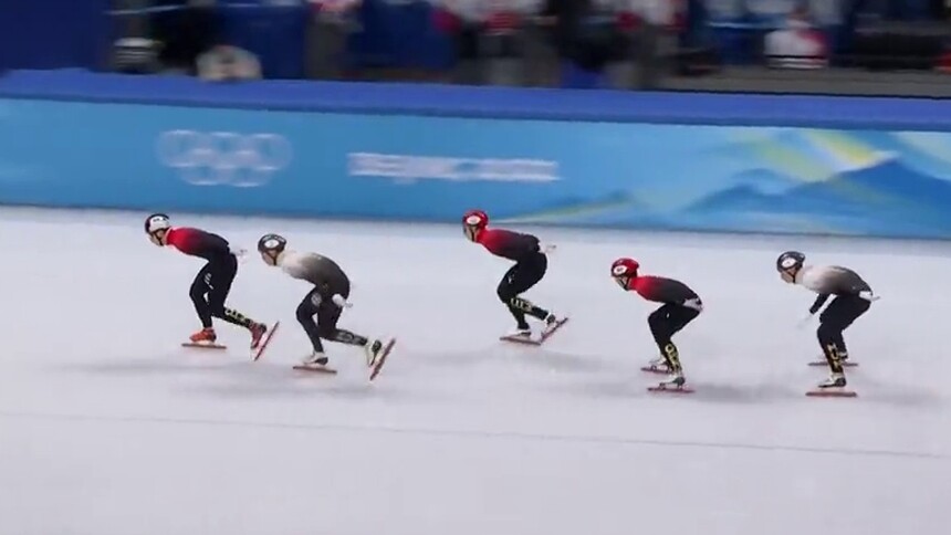 北京2022年冬奥会·短道速滑男子1000米 中国选手任子威 李文龙包揽冠亚军