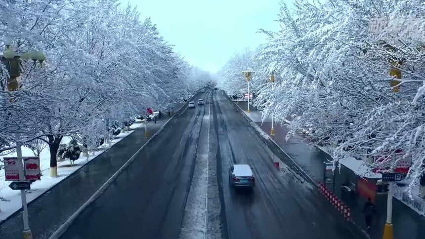 千城胜景｜新疆阿合奇：春雪润物 宁和边城