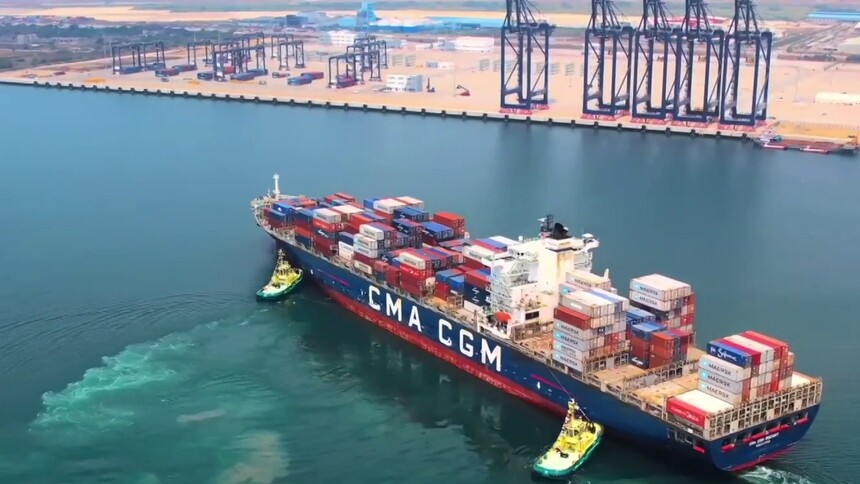 由中企承建的尼日利亚莱基港为当地发展助力