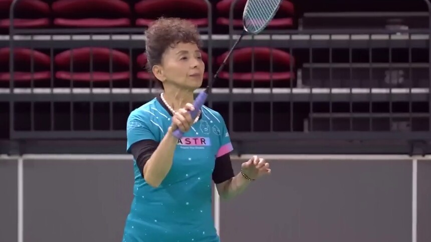 孙桂萍：羽毛球场上的“小白鞋” 46岁开始挥拍 20年收获金牌一百枚