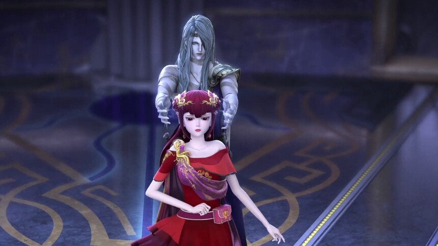 齐娜被魔法师困住