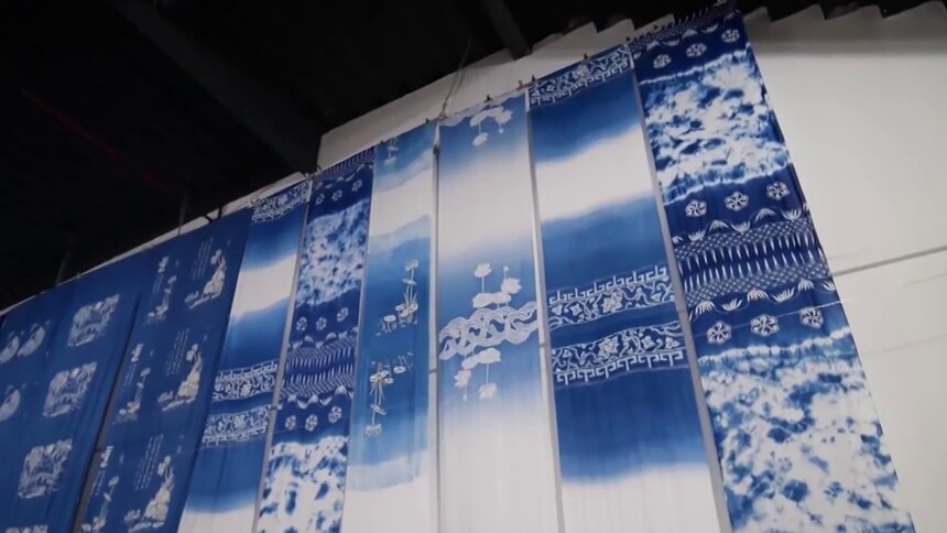 非遗里的村庄 邵阳县望江湖村：让蓝印花布变成乡村振兴的“超级IP”