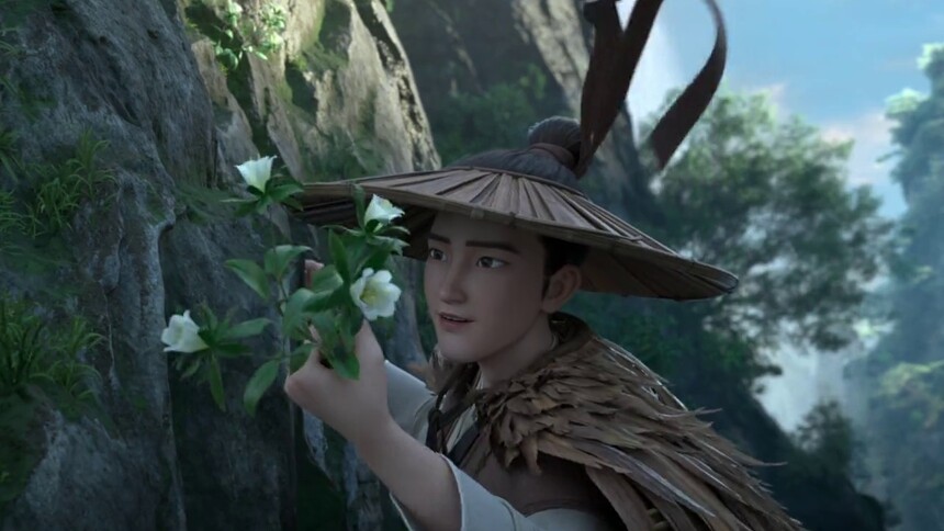 许仙采药不慎坠落白娘子施法相救