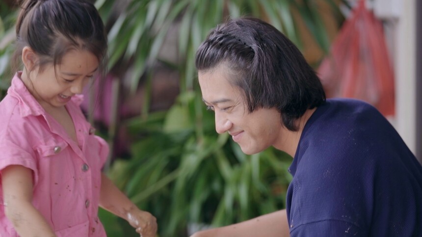 墨一墨汐给阳台做spa？二胎爸爸杨永聪真是天花板级的稳定情绪