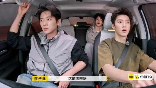 稳“扎”稳打！ 娜扎陈哲远开启自驾秀车技