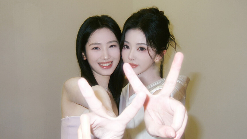 孔雪儿分享《榜上佳婿》花絮照 与剧组演员合影氛围超好