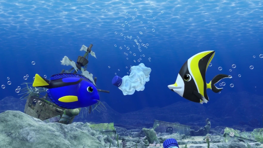 跟着韦司一起拯救海洋动物，探寻海底奥秘！