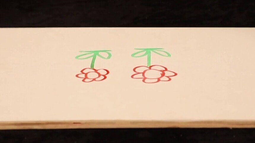 吹风机去彩笔渍的科学原理是什么？