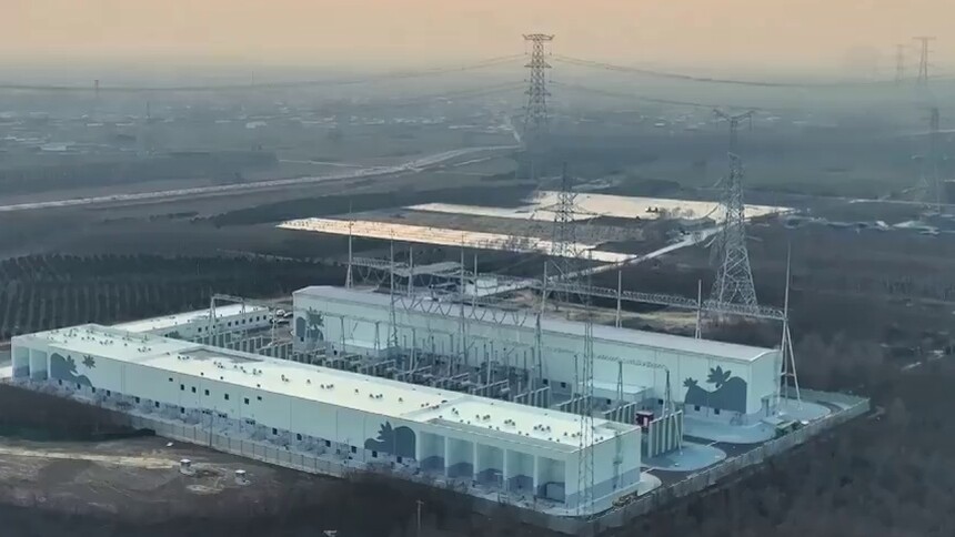 绿电直达——雄安500千伏超高压变电站投运
