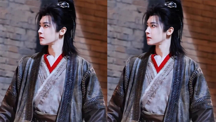 侯明昊《碧血蝉》片场路透 气质独特与角色浑然一体