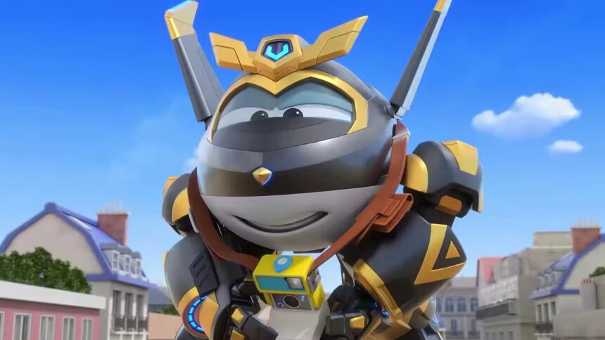 【超级飞侠VS黑金小子】金小子用酷影相机困住了乐迪小爱