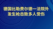 德国比勒费尔德一法院外发生枪击致多人受伤