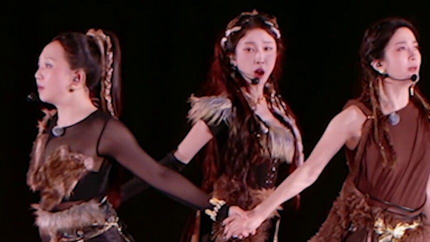 竖屏直拍：张小婉/李晟/李嘉琦《野人》