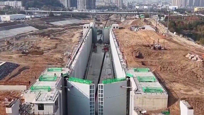 湖南各重点工程抢抓工期 项目开足马力