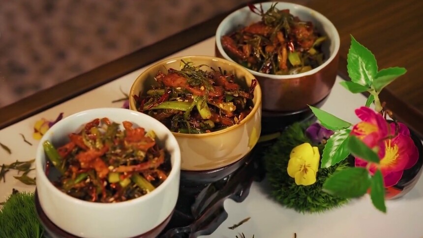 新春走基层·沸腾福湘｜大厨教你做湘菜：沅陵·茶沁晒兰香