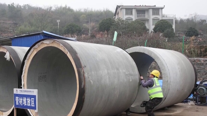 “一马当先”干起来 犬木塘水库建设春节不停工 高效安全抢工期