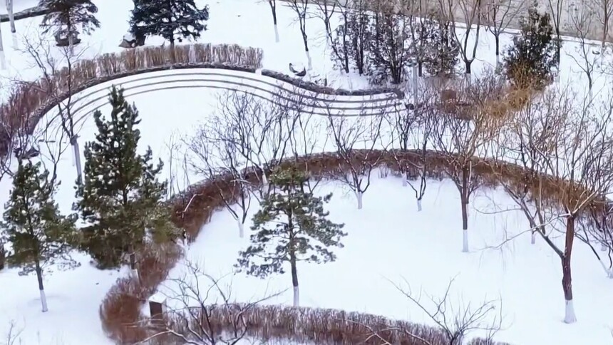 瞰中国｜内蒙古：三月飞雪 早春浪漫
