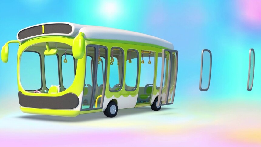 宝宝巴士启蒙音乐剧之汽车家族第13集公交车出发了