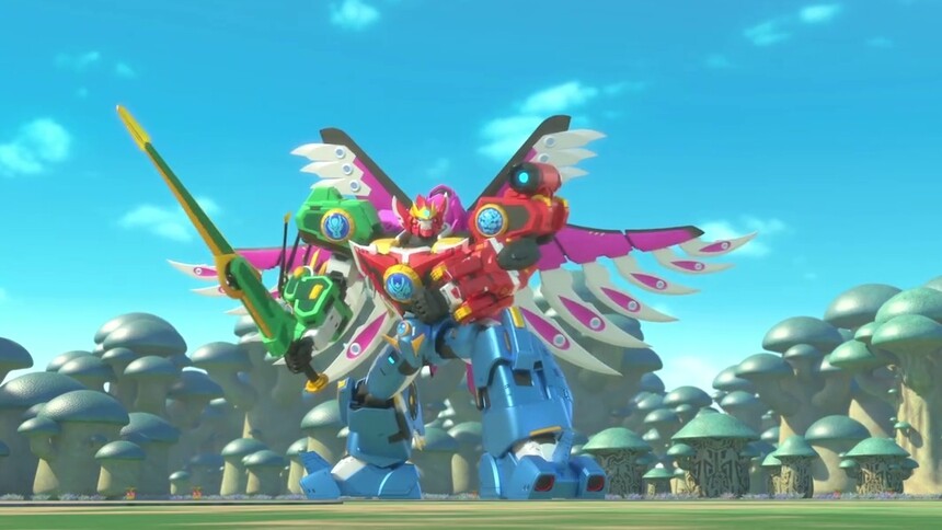 喜羊羊与灰太狼之筐出未来羊狼联手绝地反击烈虎队全52集巨神战击队