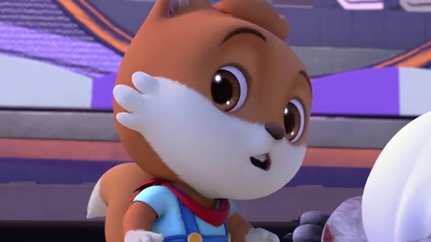 两个小酷融合在一起了