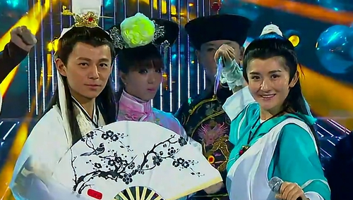 何炅谢娜重现《绝代双骄》