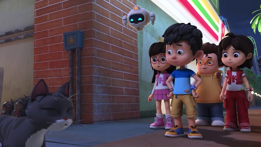 播放00:00/00:00标清倍速跳过片头片尾50u0%萌宝战警之远古巨兽