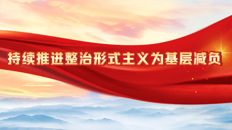 持续推进整治形式主义为基层减负