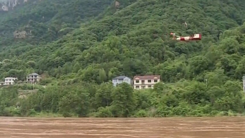 慈利普降大到暴雨 溇水洪峰平稳过境